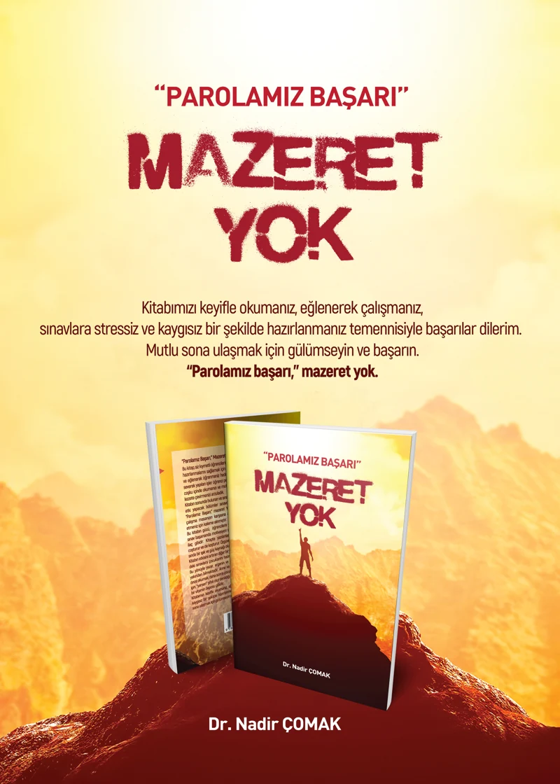 Parolamız Başarı, Mazeret Yok — kitap tanıtım görseli